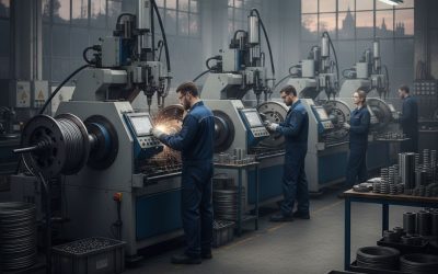 Fabricación de resortes industriales: el proceso paso a paso